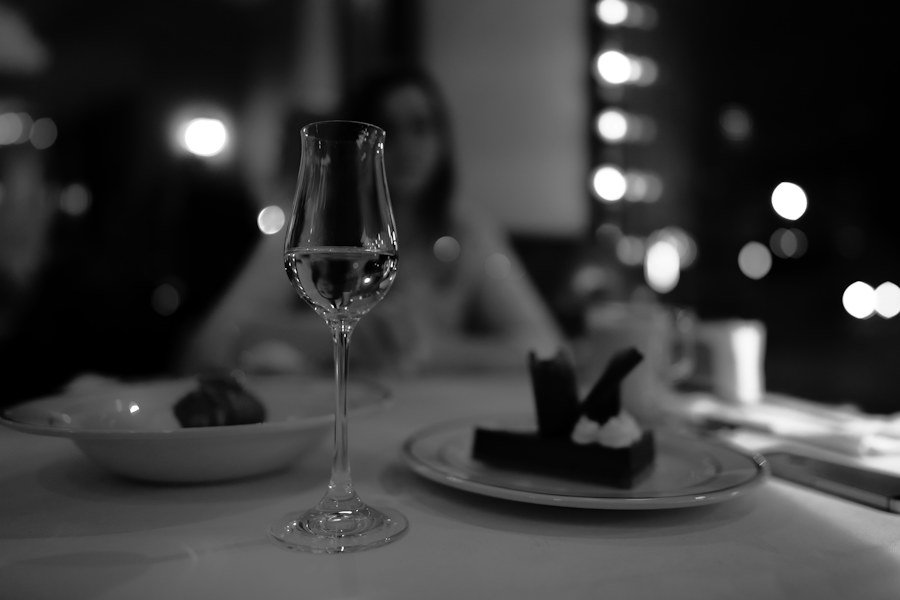 Fine dining experience in a restaurant